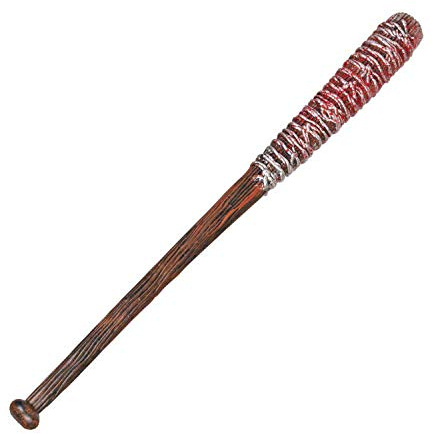 Boland - Blutiger Knüppel, 61 cm | Baseballschläger, Kunststoff, Waffen Attrappe für Karneval, Mottoparty und Halloween