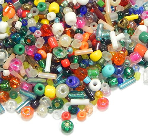 Perlin 3 750 st. glas rocailles pärlor 2 mm 3 mm 4 mm 6 mm runda och stiftpärlor, ponny pärlor, blandad färg, fröpärlor