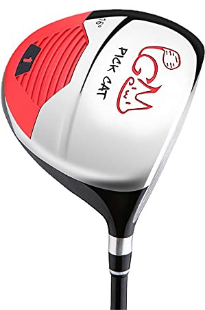 Golf Wood Driver Kids 1# Palos de Golf Varilla Madera Palo de Golf Fairway Woods Junior Golf Putter 33 '' - 37 '' para niñas de 3 a 12 años Niños (Black,for Age 6-8)