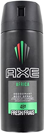Higiene personal de la marca Axe: desodorante para hombre, Africa desodorante, vaporizador (150 mililitros)