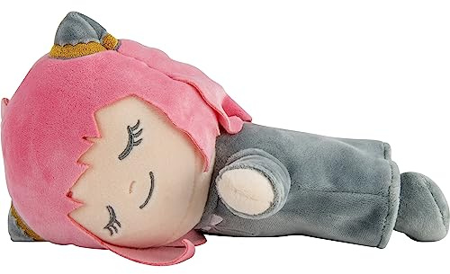 Club Mocchi Mocchi Bizak Suya Suya Sleeping Friend Plush - Spy X Family Anya Forger - Sleeping Spy X Family Figure Plush - Squishy Anime Plushies and Kawaii Toys - 8 Inch