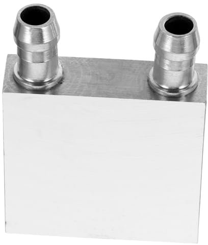 FELTECHELECTR Aluminum Cpu Waterblock 40x40mm Small Radiator Liquid Cooler Gpu Water Cooler Pc Cooling System Computer Accessory Side Outlet for Efficient Heat Dissipation