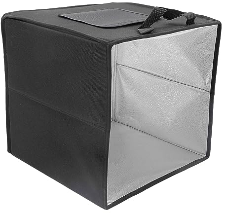 30 Cm Mini Fotostudio Ljuslåda, Vattentät Bärbar LED Fällbar Fotoljustältsats med 6 Sorters Färgbakgrunder, Multivinkelfotografering, för Fotografering Av små Föremål