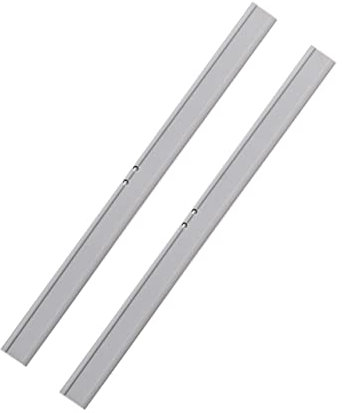 Zerodeko 2pcs Household Glass Wiper Strips Replacement Multipurpose Window Cleaning Tool Rubber Squeegee Strips for Manual Window Cleaner Accessories