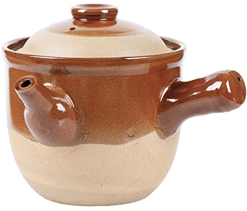 Mikinona Marmite à Médicaments Cuiseur De Médecine Chinoise Cocotte Argile Pour Cuisinières à Gaz Pot à Médicaments