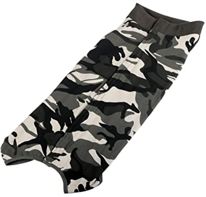 BESPORTBLE Elastisches Vierbein Sterilisationskostüm für Hunde Atmungsaktive Op Kleidung zur Genesung für Haustiere Weiche und Elastische Hundekleidung mit Rückenknopf Design für Stabilität