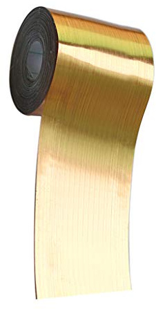 Pegatina autoadhesiva para azulejos de suelo, diseño de línea de huecos, para bricolaje, arte de pared, color dorado 1