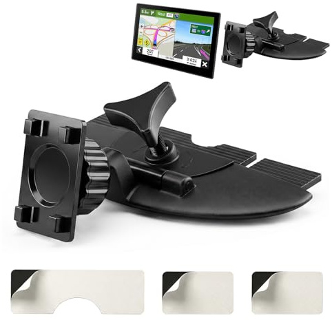 oibek Supporto Carplay Per Slot CD con Schermo Carplay, Supporto Tablet Auto Sfera da 17 MM, Supporto per Slot CD Rimovibile a 360° Compatibile con Schermi e Monitor GPS da Auto da 7–10 Pollici