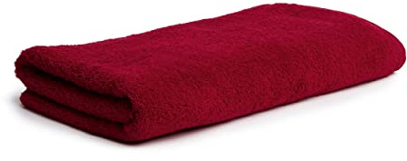 möve Superwuschel bastuhandduk 80 x 200 cm tillverkad av 100% bomull, rubin