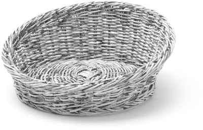 HENDI Corbeille à pain rond - Gris - ⌀310x(H)120 mm