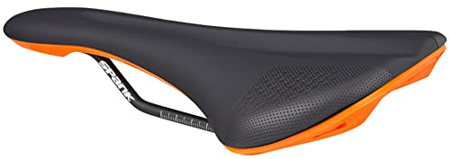 SPANK Selle Oozy 280 Noir MTB-Sättel, schwarz/orange, 265x144mm