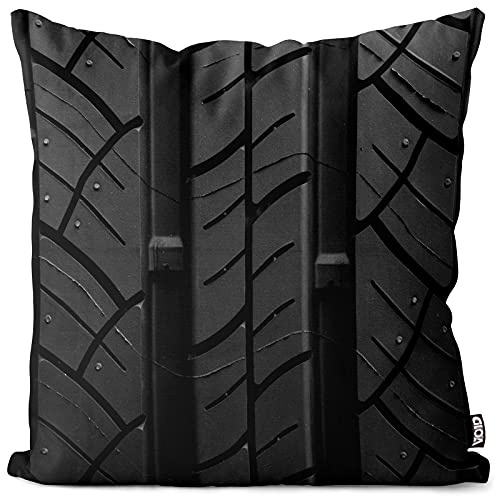 VOID Reifen Sportwagen Auto Kissenbezug Kissenhülle Sofakissen Kissen Deko Outdoor-Kissen Dekokissen, Kissen Größe:40 x 40 cm