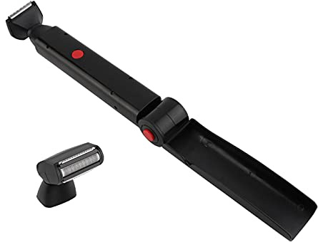 Leicht, wiederaufladbar, langer Griff, faltbarer elektrischer Rückenhaar Schmerzfreie Rückenhaarentfernung