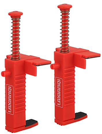 2Pcs Brick Liner Runner, Kunststoff Maurerklemmen Drahtschublade Maurerwerkzeug, für Hochbau, Mauerwerk(rot)