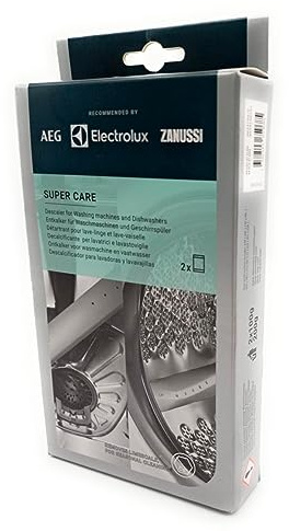 Descalcificador compatible con lavadora y lavavajillas Electrolux, 902979928-2 Sobres -