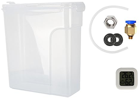 Benefischl Zubehör für 3D-Drucker, wasserdicht, feuchtigkeitsbeständig, PLA mit Feuchtigkeitstemperatur, PLA TPU ABS Dry Box Drybox