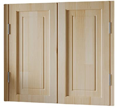 Puerta oscilante de madera maciza con bisagras de metal para dormitorio o balcón, puerta abatible interior resistente estilo vaquero