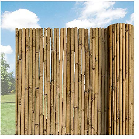 Bambus-Zaun-Sichtschutz für Privatsphäre, 1,5 x 2,0 m, wetterfest und ökologisch, für Innen- und Außenbereich, Sichtschutzwand für Garten, Terrasse, Hinterhof und Gehweg