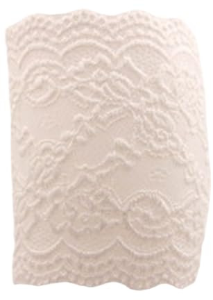 AMateschitz 2 Paare Beinstulpen Stiefelüberzüge Damen Kurz Spitze Bein Stulpen Stiefelabdeckung mit Lace Blumenmuster Dekorative Beinwärmer Modische Elegante Stulpen Für Stiefel Weiß #1 15cm Breite
