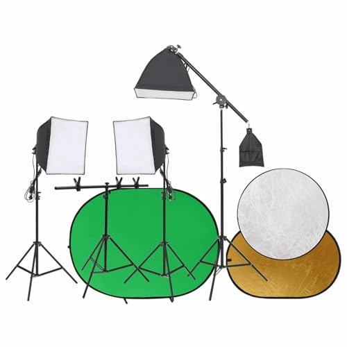 Snsowed Kit Studio Fotografico con Luci Fondale e Riflettore,Studio Foto,Fotografia,Illuminazione e Studio,Luci e Flash da studio-3143973