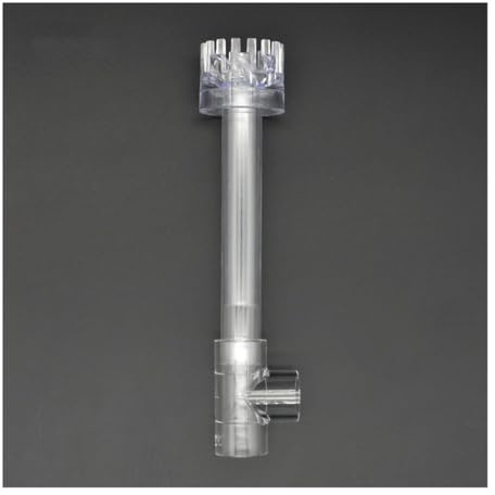 1 Skimmer de acrílico for Acuario con Filtro de Entrada de Superficie Giratorio de Tubo de Lirio for el Mantenimiento de Plantas acuáticas de peceras.(Three Way,25mm)