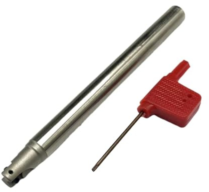 ASM 10 Mm 12 Fräser Für Metall JDMT Hartmetalleinsatz 0702, Kleines Loch, Tiefer Hohlraum, Doppelkantendurchmesser, Schaftfräser-Drehwerkzeug Wendeschneidplatten(No insert,07 C20-20-200-4T)