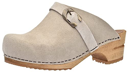 Sanita Hedi Open, Damen Clogs, Beige (Beige), 42 EU (8 UK)