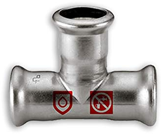 C-Stahl Pressfitting M Kontur - T-Stück - 28mm