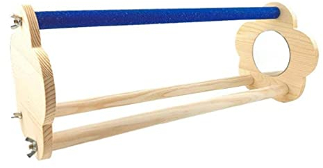 hgfcdd Huhn-Sitzstange, dreieckig, mattiert, Holz, Tischplatte, Spielspielzeug für Hühner, handgefertigt, Schaukelvogel für große Vögel, Papageien, Hühner, Vogelbedarf für kleine Vögel