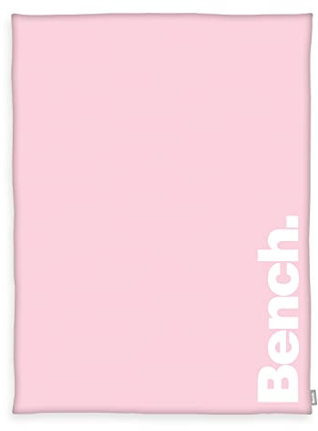 Bench Wellsoft-Flauschdecke, Pastel Colours, ca. 150x200 cm, 100 % Polyester, Mit Flag Label, Farbe: Rosa, Art.Nr.: 7612602036
