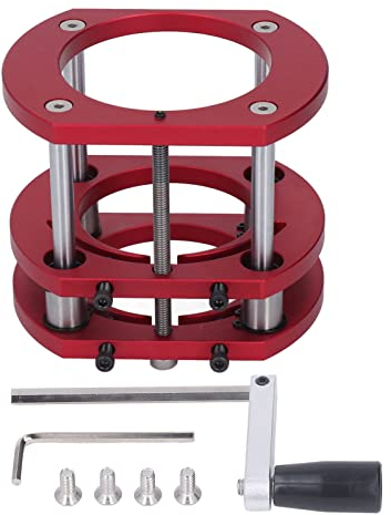 Oberfräsenlift, Oberfräsenhebesystem aus Aluminiumlegierung mit Edelstahlstange, 4-Backen-Klemmung, Oberfräsenhebebasis für Motoren mit 64 Bis 66 Mm Durchmesser