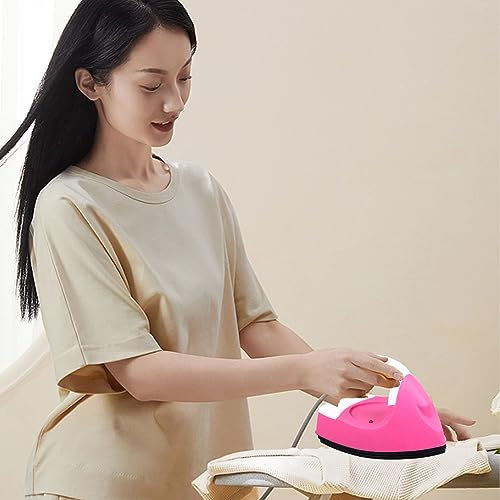 Alomejor Ferro da Stiro Elettrico Mini Portatile Piccolo per Bambini - Apparecchio Portatile per Uso Domestico e Lavanderia