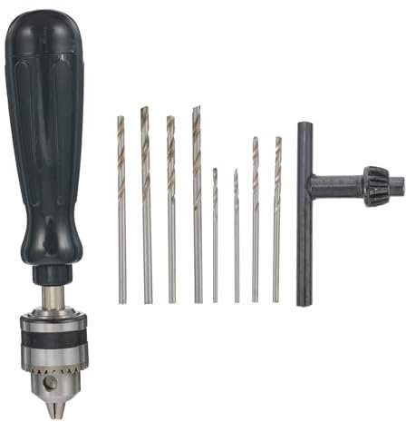 UPKOCH Manueller Holzbohrer Satz Präzisions Bohrwerkzeug Aus Robustem Material Mit Rutschfestem Griff Tragbare Hand Bohrmaschine Für Holz Metall Stein Und Bastelarbeiten