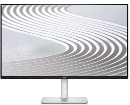 Dell S2425H 24 Zoll Full HD (1920x1080) Monitor, 100Hz, IPS, 4ms, 99% sRGB, Eingebaute Lautsprecher, Ultradünner Rahmen, 2X HDMI, 3 Jahre Garantie, Weiß