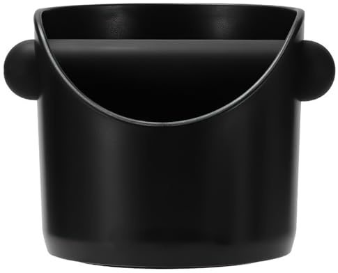 Coffee Knock Box - 0.45L Coffee Grounds Knock Box with Removable Knock Bar and Non-Slip Base, Shock-Absorbent Espresso Knock Box Container, Espresso Coffee Accessories
