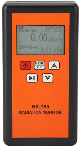 Geigerzähler-Strahlungsdetektor, Nuklearstrahlungsdetektor-Dosimeter, NR 750 Nuklearstrahlungserkennungsmonitor Beta-Gamma-Röntgenmonitor für Meeresfrüchtekontamination