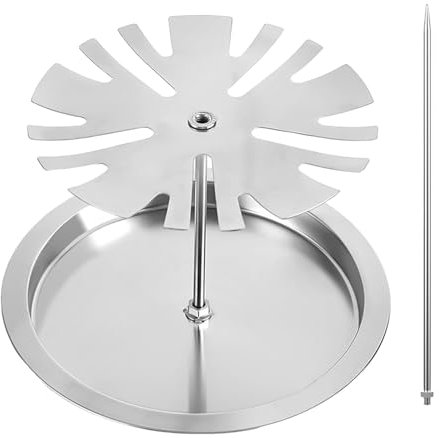 Hühnerflügel-Beingestell aus Edelstahl – Hühnergrill-Rack Beinbräter | Huhn Lutscher Rack Drumstick Grillhalter | 15 Slots Chicken Wing Rack mit Abtropfschale | Grillzubehör | Grillzubehör