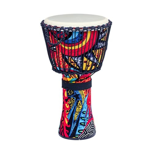 8/10/12 Zoll Einstellbarer Klang Djembe Trommel Ziegenfell Trommelfell, Buschtrommel Anfänger Ethnischer Stil, für Bandauftritte(8 inches+rope)