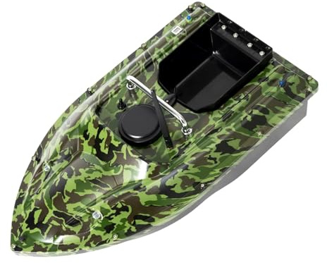 Bait Boat LED 500M RC Fish Finder Charging Wireless Hook Post Boot Dual Motor Futterboot Köderboot Fernbedienung Fischköderboot 1,5kg Laden Doppelmotor Fischfinder mit Sonarsensor Karpfenangeln