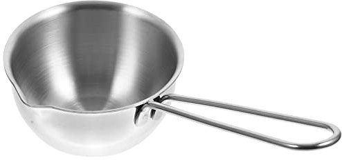 Aioneer Pans Pot Pan Measuring Small Stainless Steel Saucepan Cooking Warmer Kitchen Butter Noodlecoffee Scoop Camping Instant Barbecue Metal