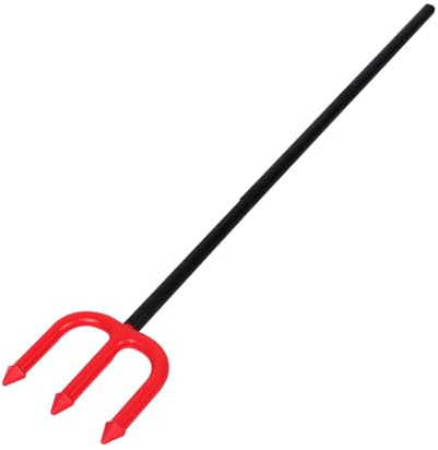 Milisten Fourche Diable Détachable Plastique Accessoire de Cosplay pour Halloween et Fêtes pour Performances Scéniques et Déguisements et Portable Design Pratique pour Adultes et
