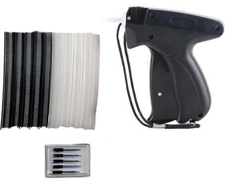 Quick abbigliamento abiti abiti trapunta che attrezza mini cucitura a pistola ormellame micro tag per uso domestico per uso domestico (Nero)