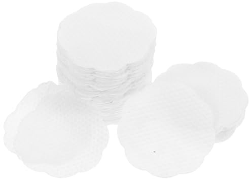 Healvian 100PCS Makeup Remover Pads Thickened Pearl Texture Soft Non-woven Facial Cleansing Rounds for Gentle Eye Lip Makeup Removal Hydrating Wet Compress Travel-friendly Skin Care