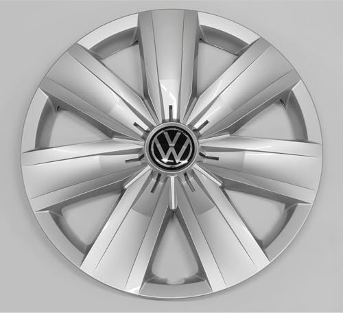 Volkswagen 2GA601147AUWP Radkappe (1 Stück) Radzierblende Radblende Silber *** nur für Original VW Stahlfelgen 16 Zoll ***