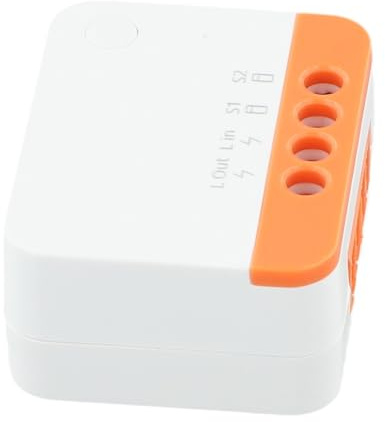 CashMuch ZigBee ZBMINIL2 Module d'interrupteur intelligent sans fil neutre nécessaire, contrôle bidirectionnel, commande vocale et télécommande pour Smart Home, blanc