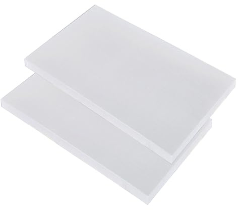 YTSMZX Placa de Aislamiento Térmico de Fibra de Cerámica Paneles Aislantes de Fibra Cerámica Ignífugos Tablero Inorgánico for Hornos de Pizza Estufas de leña 300mmx200mmx10mm,2 Unidades