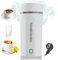 Emooncn 500ML Bollitore Portatile Bollitore Elettrico Piccolo Bollitore Elettrico da Viaggio, Spegnimento Automatico, Rivestimento Interno in Acciaio Inox Mini Bollitore per Il Tè Al Latte