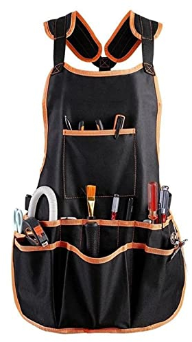 LJHSSNUE Werkzeugschürze Arbeitsschürze Taschen Werkzeuggürtel Arbeitsschürze und Damen Arbeitsschürze Schürze für Männer