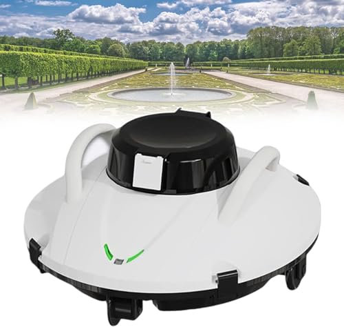 smafoseedding Fully Automatic Cordless Pool Vacuum Robot,Swimming Pool Cleaner Robot,With LED Indicator Light,For Inflatable Pools,Waterfalls,Fountains,Water Parks,Fixed Buckle Design