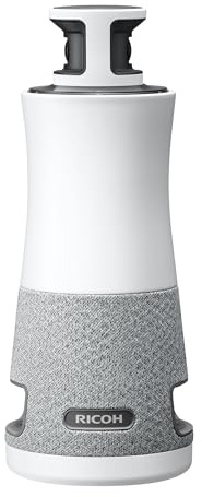 RICOH Meeting 360-360° Conference Room Camera - AI-Powered - Active Speaker Focus - USB-C Bus Powered - Zoom Certified - Works with Microsoft Teams, Google Meet, Cisco Webex